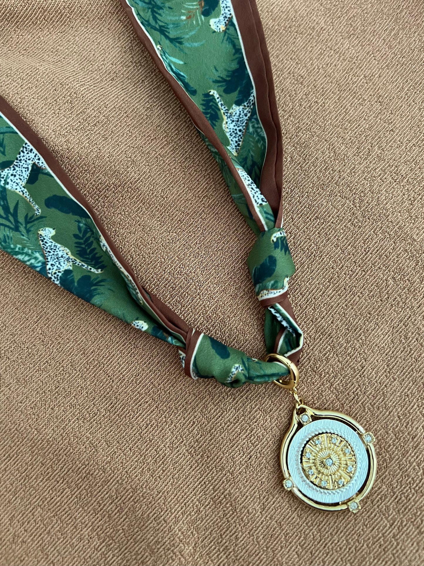 To The Jungle Scarf Necklace