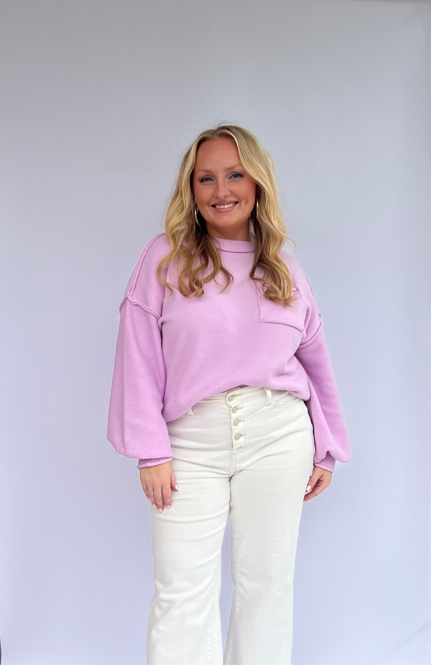 Lavender Skies Sweater