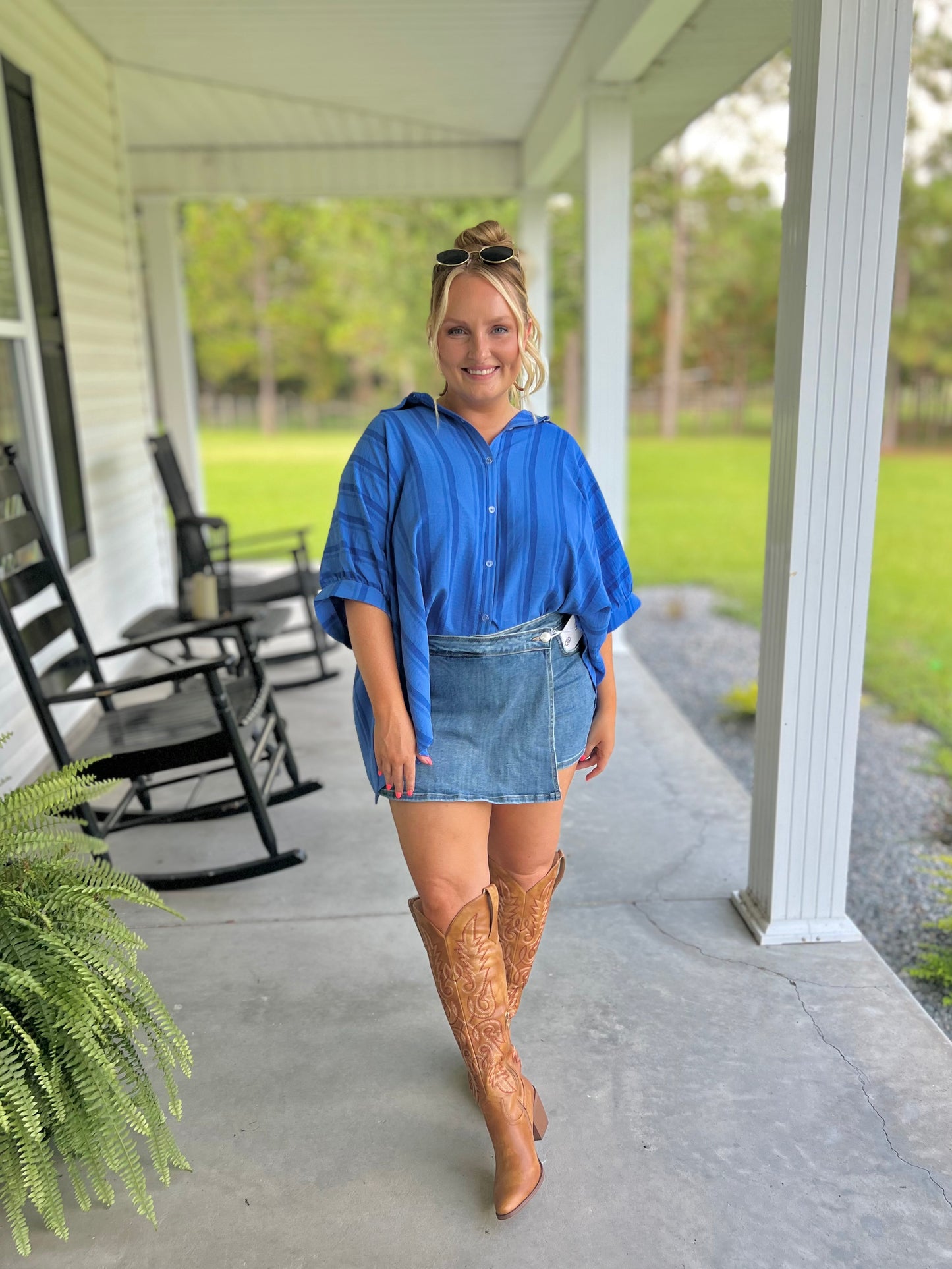 Ava Asymmetrical Skort