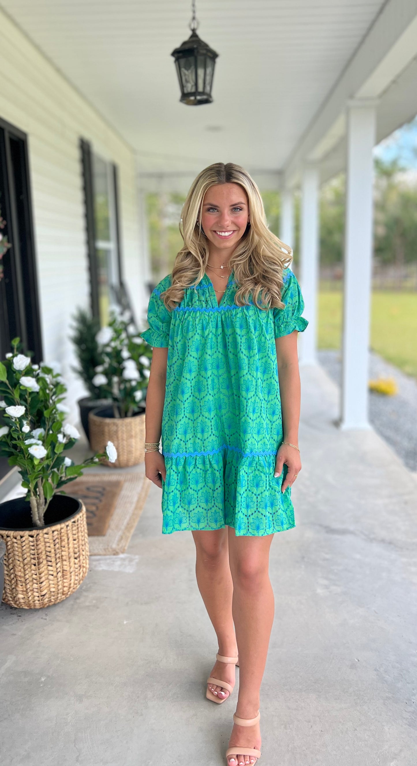 Charlotte Eyelet Dress