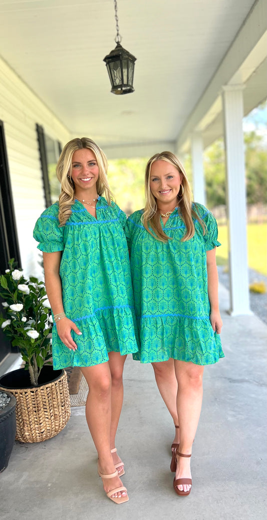 Charlotte Eyelet Dress