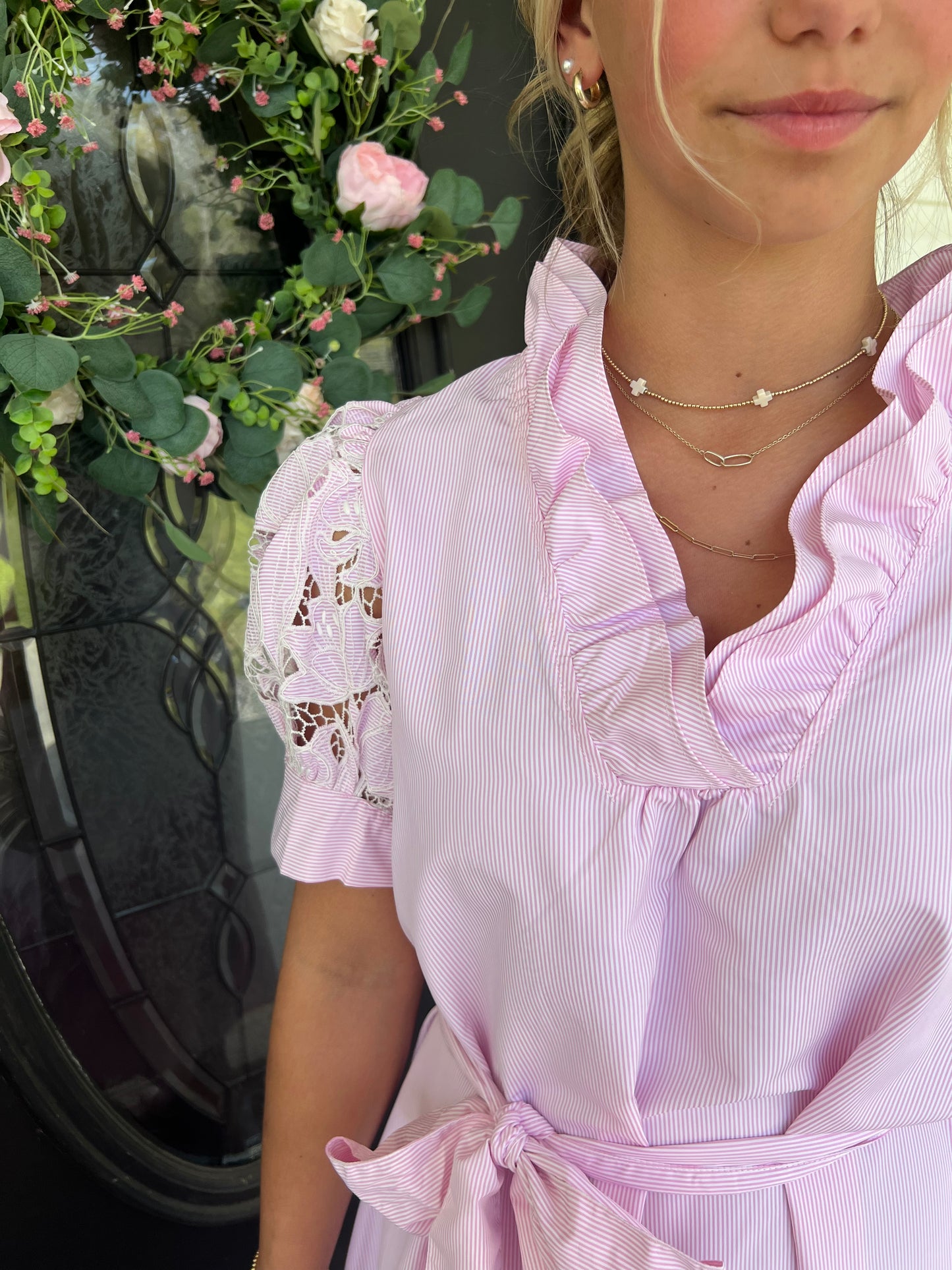 This Is It Pink Midi Dress