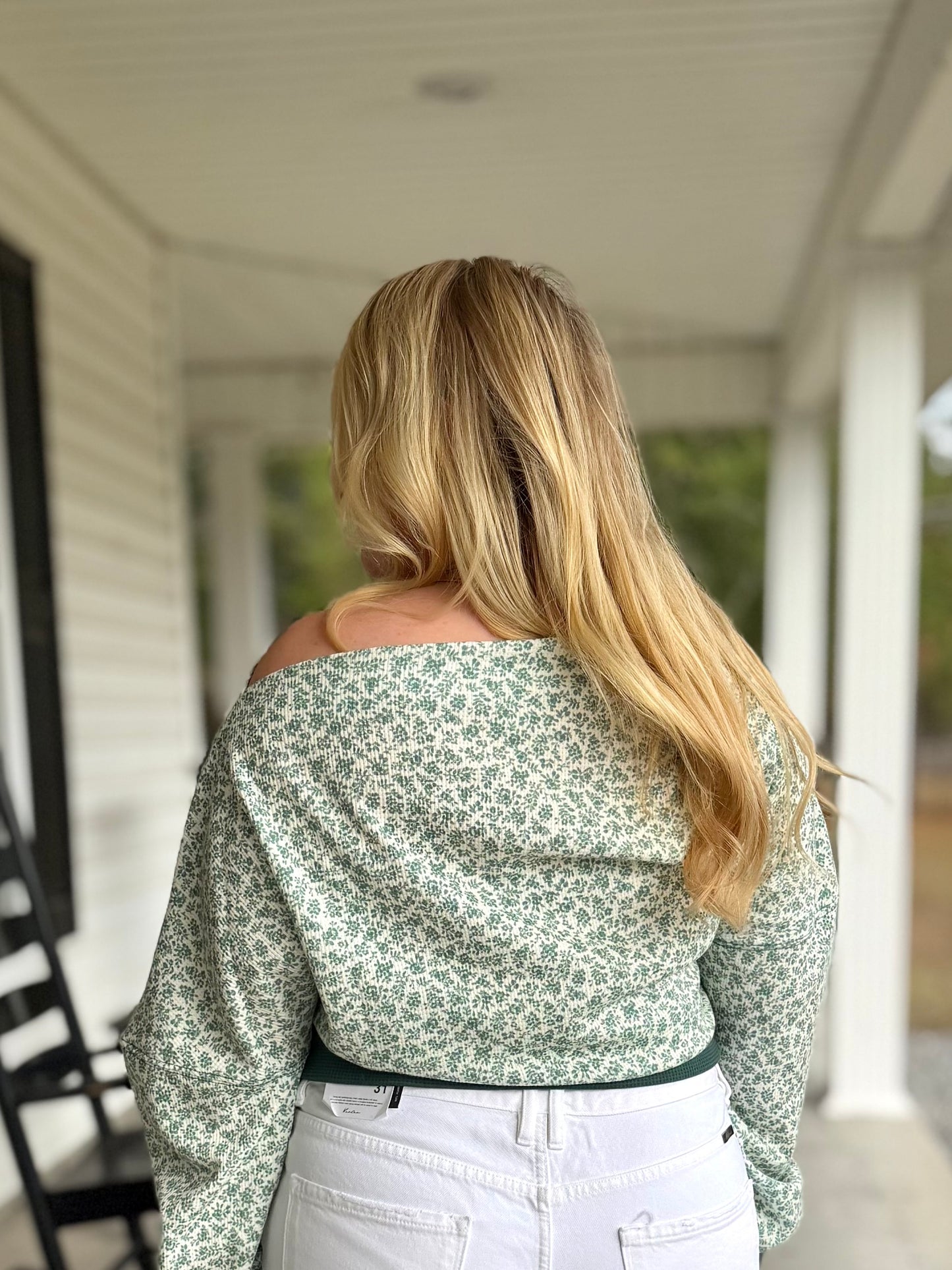 Ditsy Floral Thermal Top