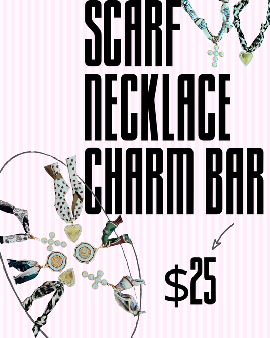 Custom scarf necklace