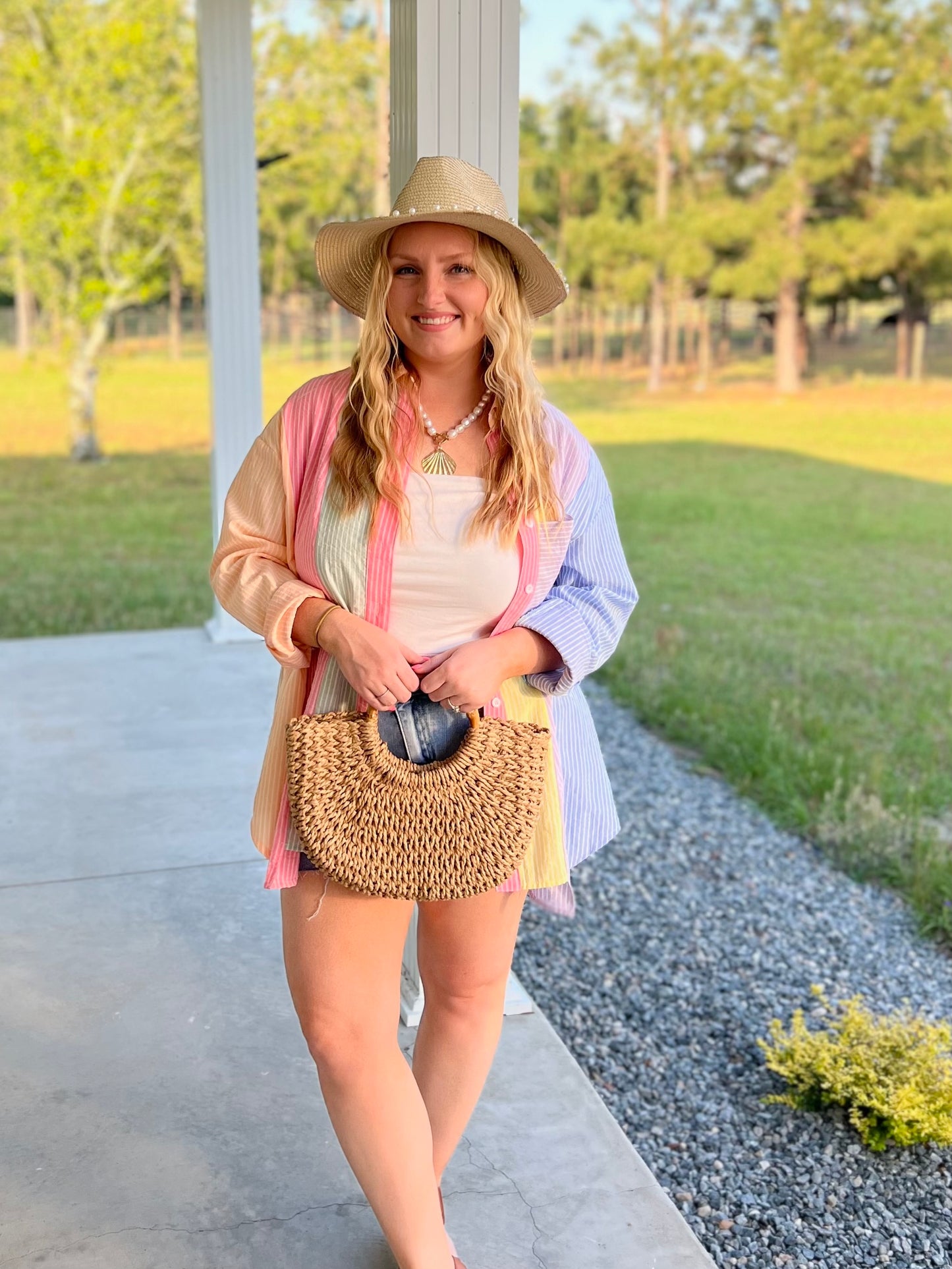 Pearl Straw Hat