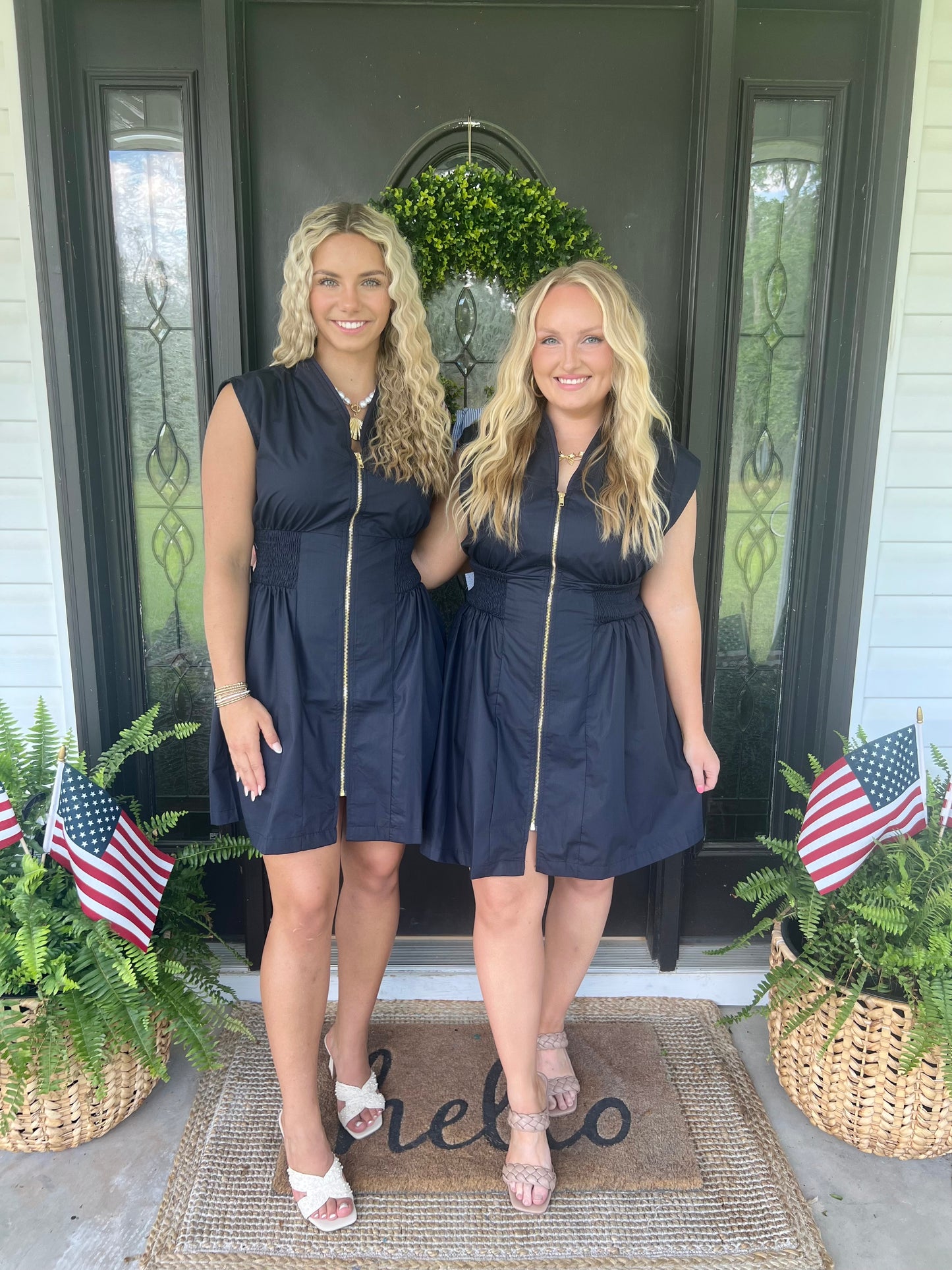 Midnight Zip Up Dress