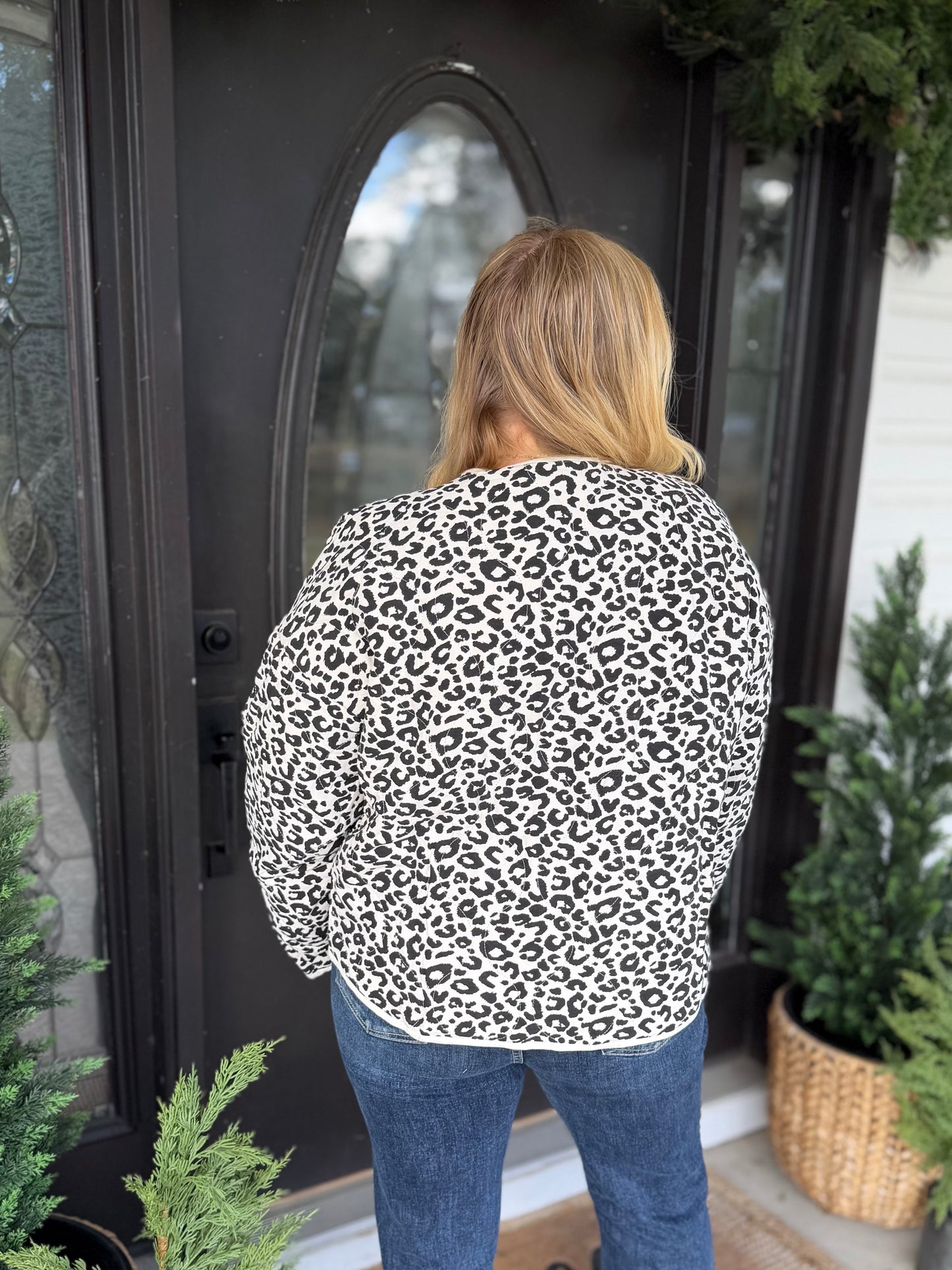 Leopard Quilted Jacket
