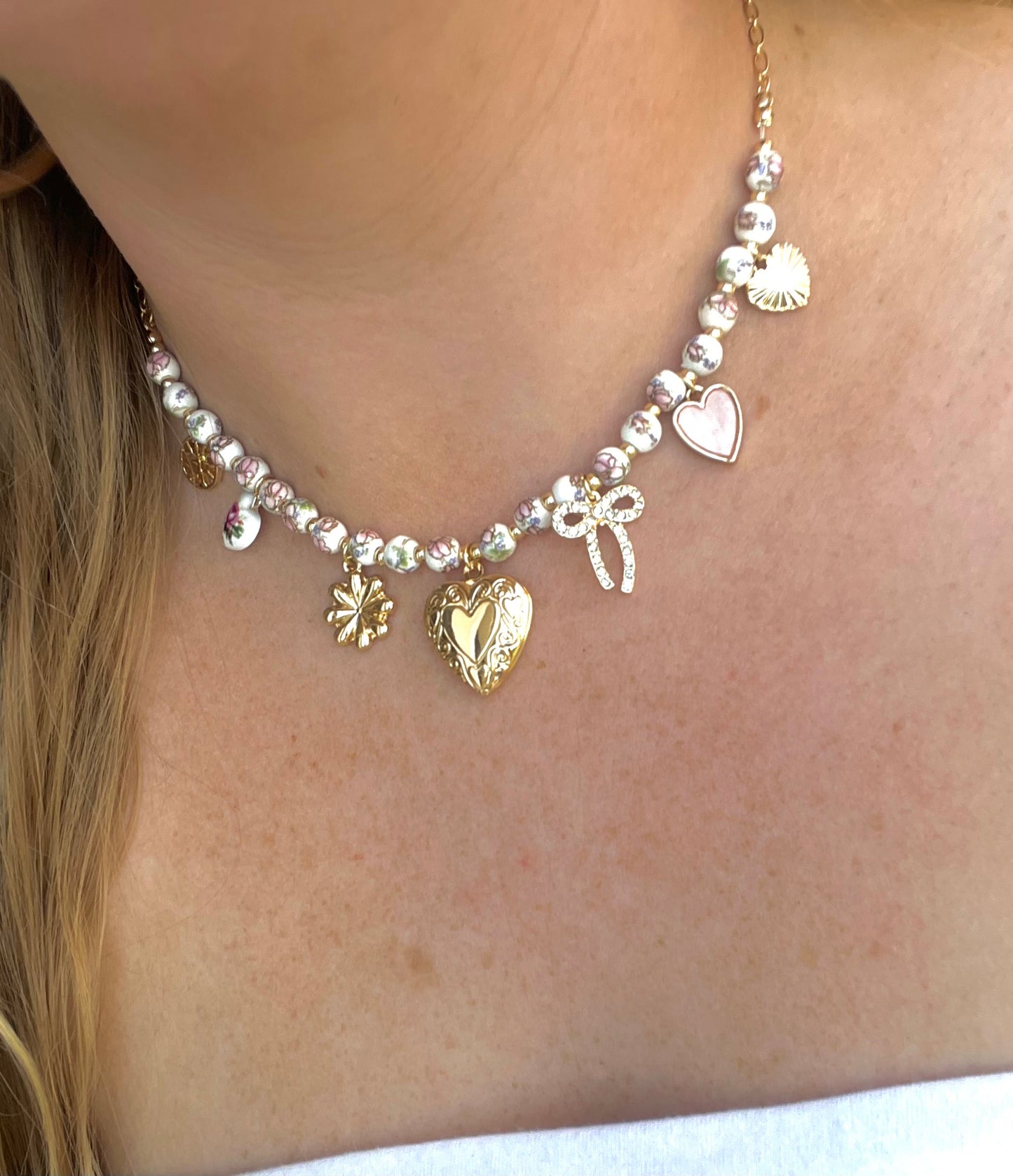 Timeless Heart Charm Necklace