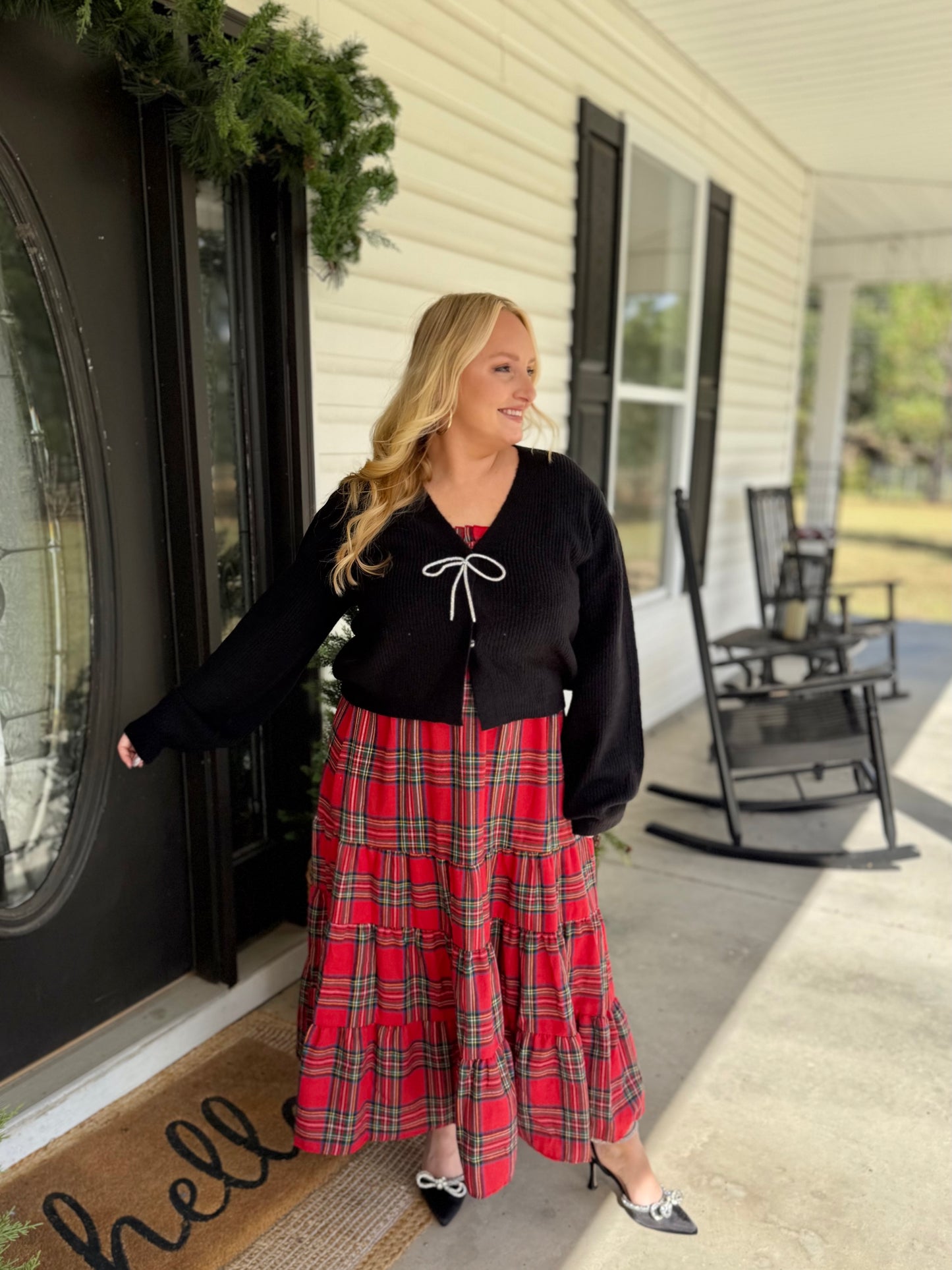 Light Up The Night Bow Detail Sweater