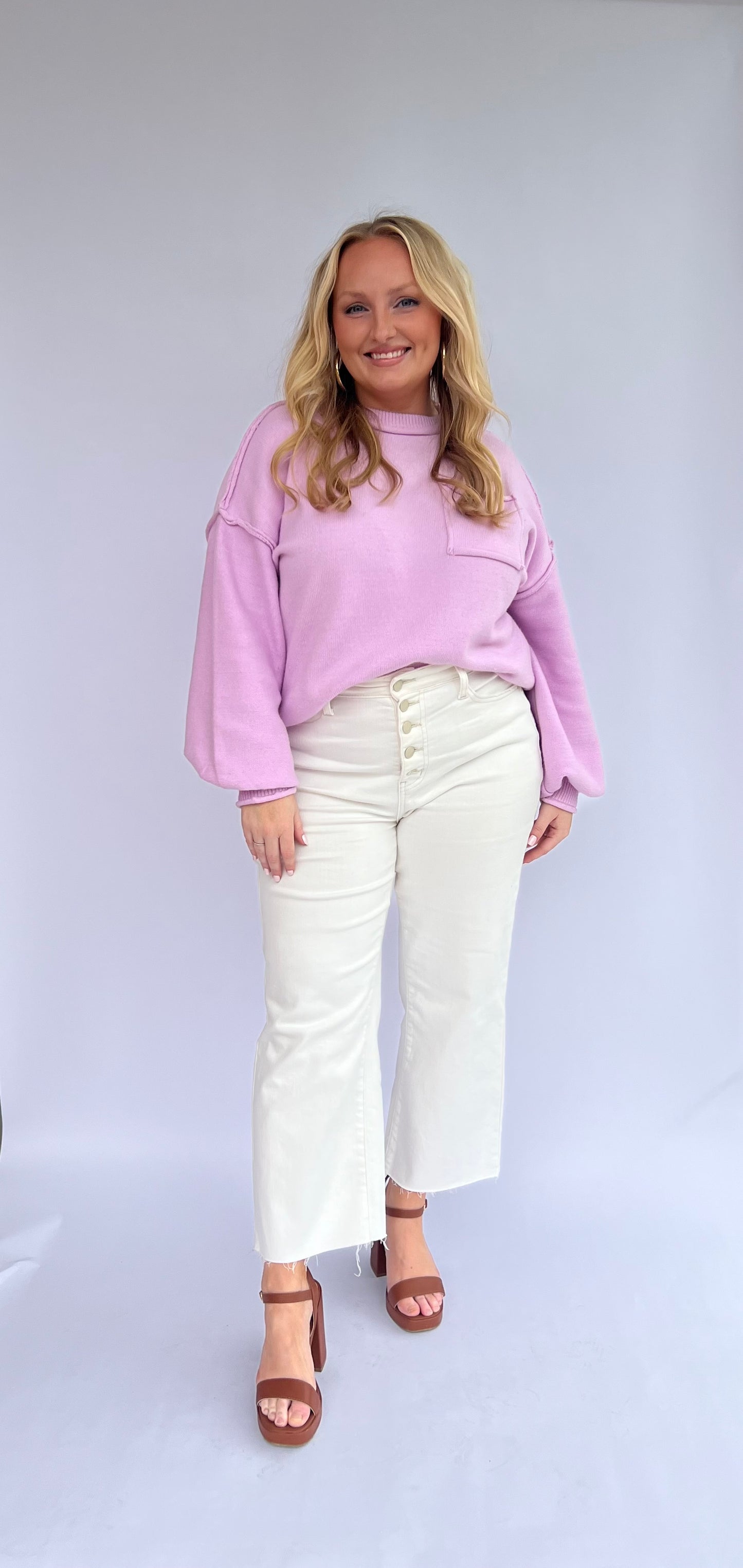 Lavender Skies Sweater