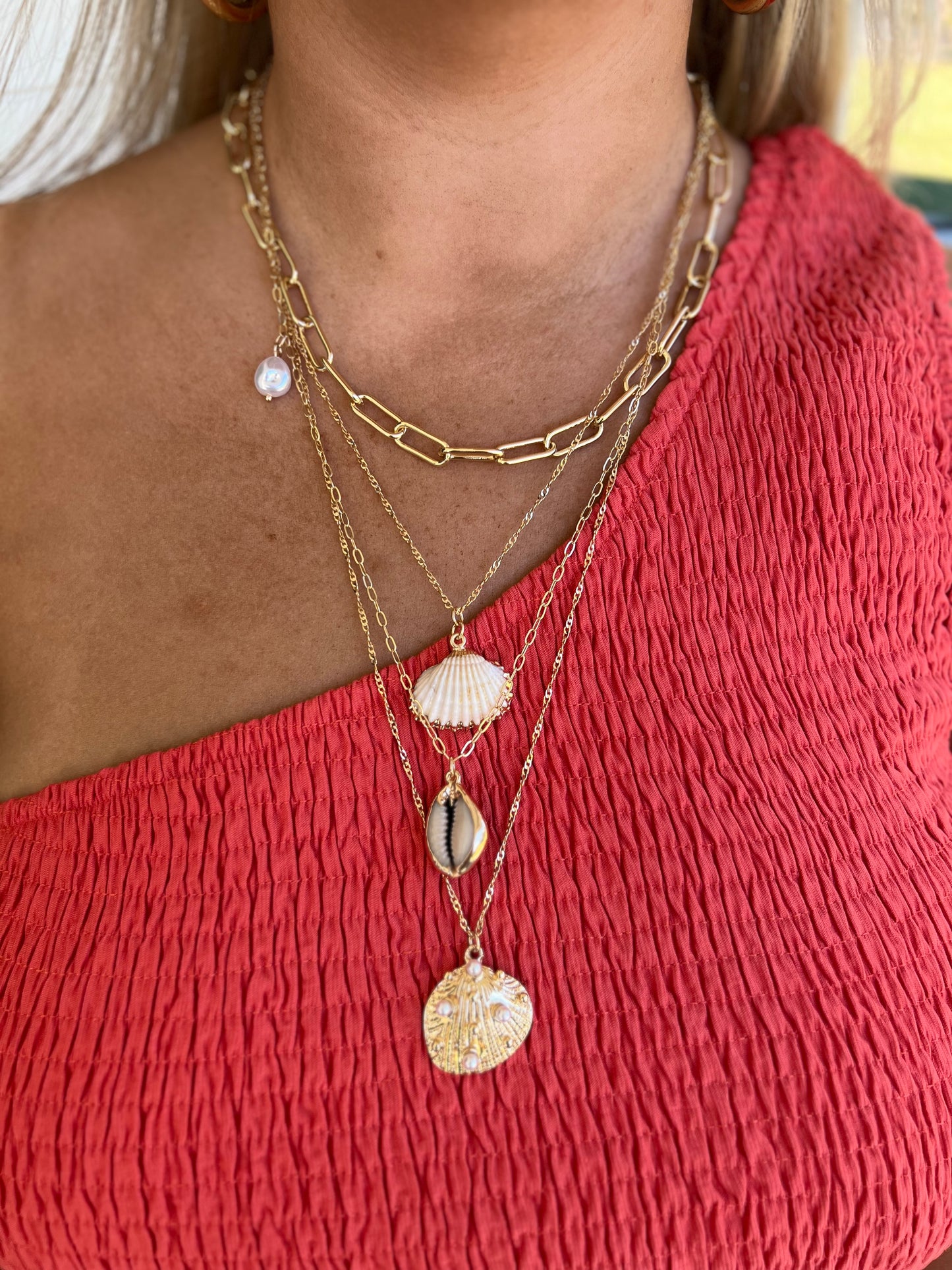 Layered Shell Necklace