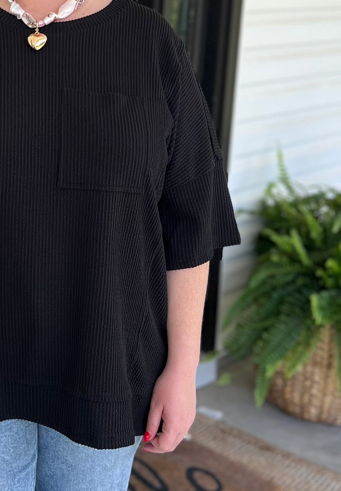 Cozy Summers Raised Ribbed Top