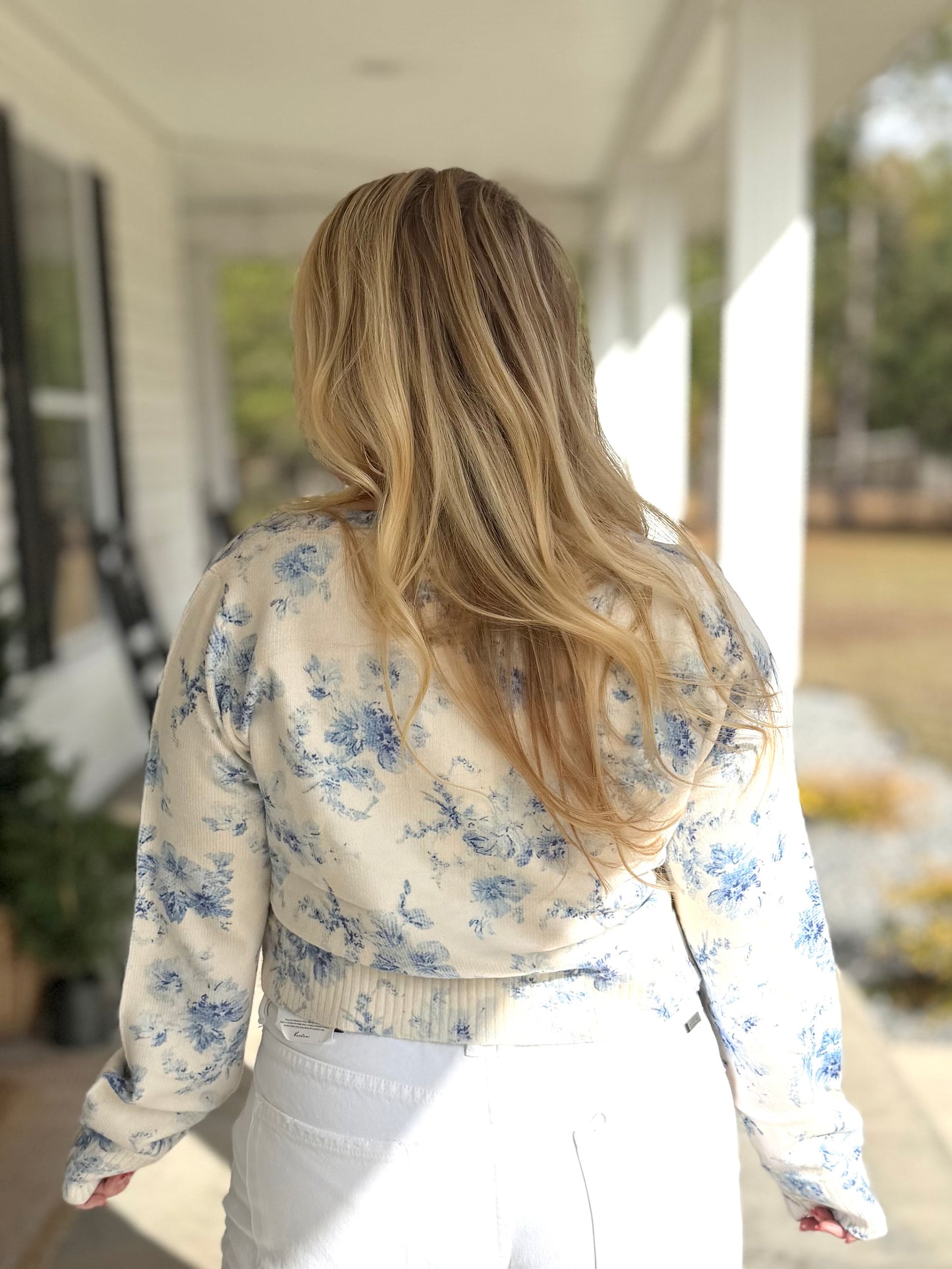 Winter Blooms Cardigan